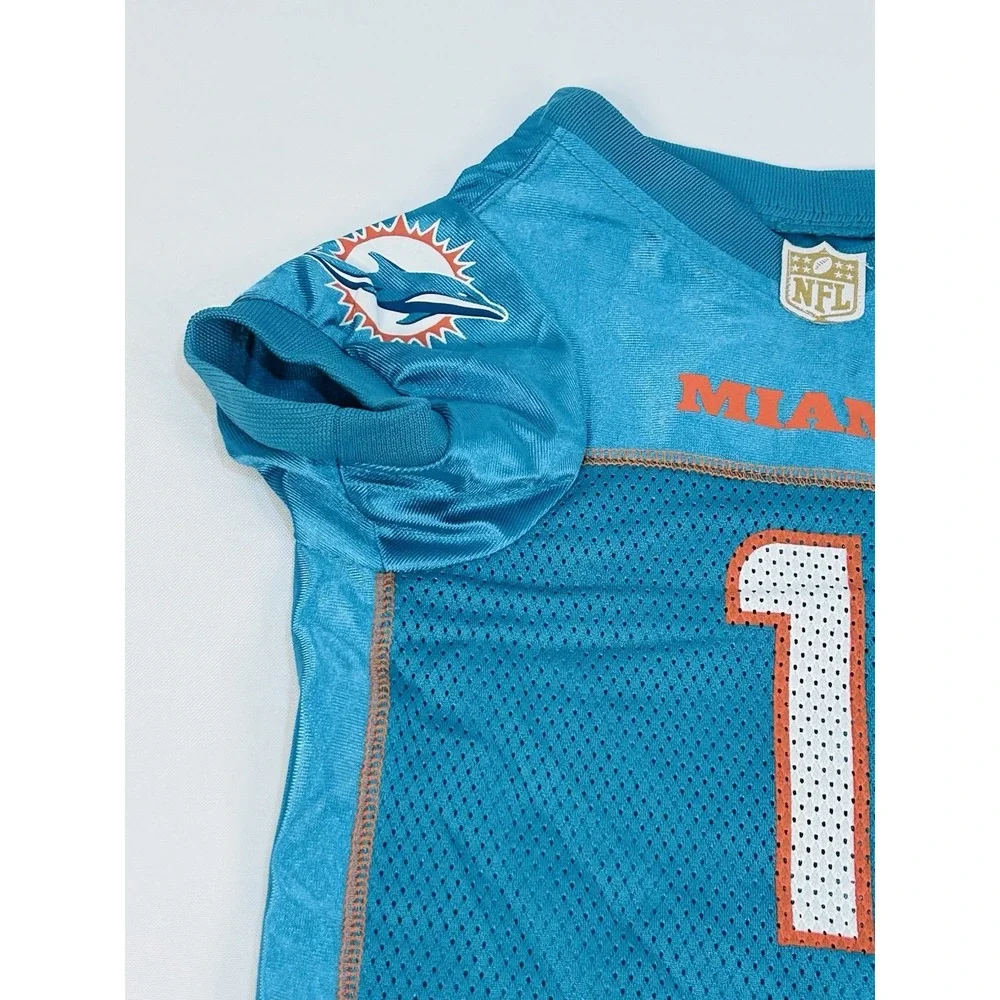 Miami Dolphins Dog Jersey Tua Tagovailoa NFL Mesh Pet Shirt Size L Aqua